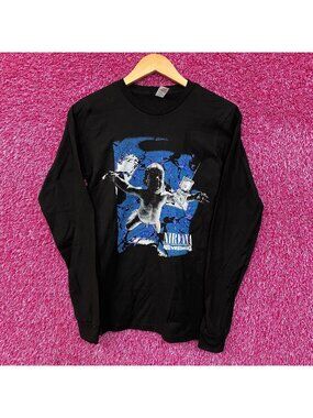 Nirvana Nevermind Cracked Graphic Long Sleeve T-Shirt XS
